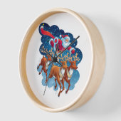 Horloge Père Noël Sleigh Adventure (Angle)