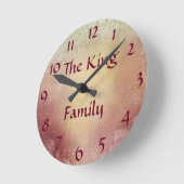 Horloge personnalisable (Angle)