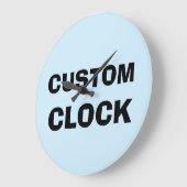 HORLOGE PERSONNALISÉ (Angle)