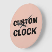 HORLOGE PERSONNALISÉ (Angle)