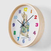 Horloge Personnalisé Beatrix Potter Peter le lapin (Angle)