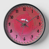 Horloge Personnalisé Rustique Handyman Saw Blade (Recto)