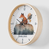 Horloge Personnalisée de la chèvre (Angle)