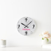 Horloge personnalisée de patinage de glace (Maison)