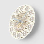 Horloge personnalisée du 30e anniversaire du Maria (Angle)