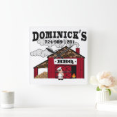 Horloge personnalisée du barbecue Dominck (Maison)