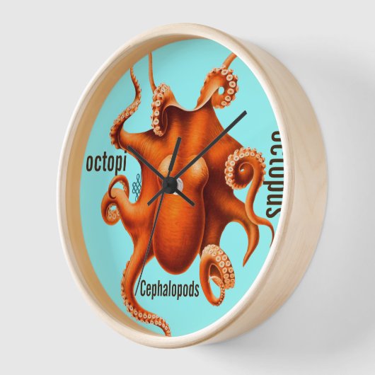 Horloge personnalisée du lustre Peacock (Angle)