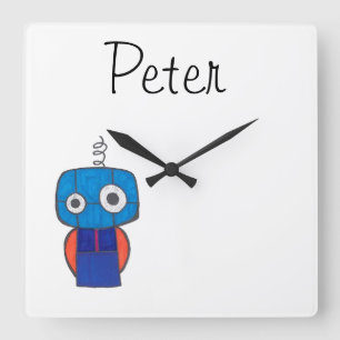 Horloge personnalisée pour des enfants - thème de