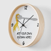 Horloge Personnaliser de ce graphique Spaghetti Pasta (Angle)