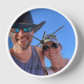 Horloge Personnaliser Photo Cute Couple's (Recto)