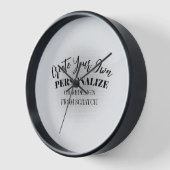 Horloge Personnalisez-vous (Angle)