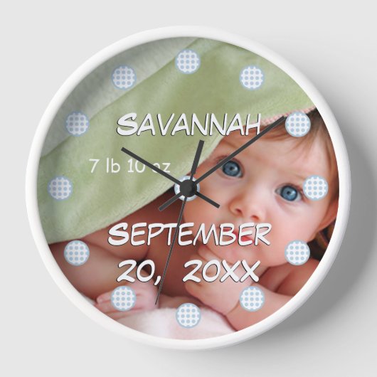 Horloge Personnalized Wall Clock (Recto)