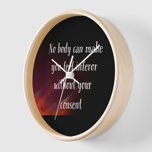 Horloge Personne Ne Peut Vous Faire Sentir (Angle)