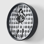 Horloge petite amie dansante (Angle)