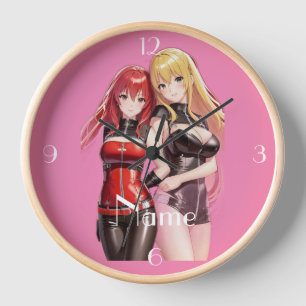 Horloge Petites filles Anime Thunder_Cove