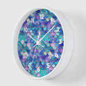 Horloge Petites filles Motifs (Angle)