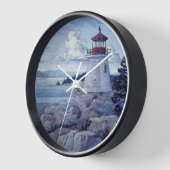 Horloge "Phare de Killarney Est" par Charlie Rapsky (Angle)