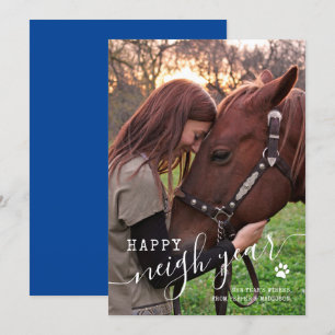 Horloge photo Carte de vacances Nouvel An