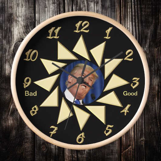 Horloge Photo de Donald Trump