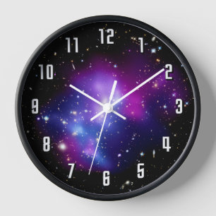Horloge Photo de l'espace extra-atmosphérique de l'amas de