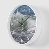 Horloge Photo Ocean Waves Beach Coastal (Angle)