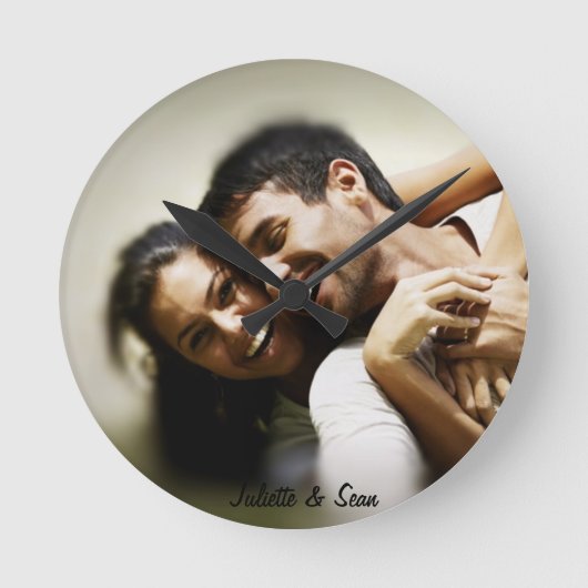 Horloge photo personnalisée (Recto)