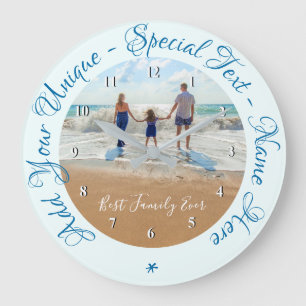 Horloge photo personnalisée avec vos photos et vot