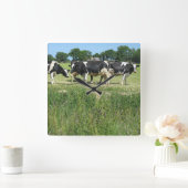 Horloge photo vaches (Maison)