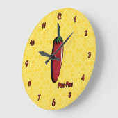 Horloge Piment Peri-Peri (Angle)