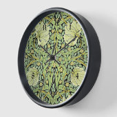 Horloge Pimpernel (vert) de William Morris, (Angle)