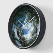 Horloge Pine blanche (Angle)