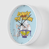 Horloge Pinky et le cerveau | Laboratoire (Angle)