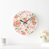 Horloge Pique-Nique Fleur de Pêcher 🍑 (Maison)