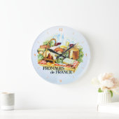 Horloge Pizza. Fromages De France (Maison)