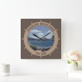 Horloge Plage (personnalisable) (Maison)