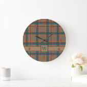 Horloge Plaid Chic Automne (Maison)