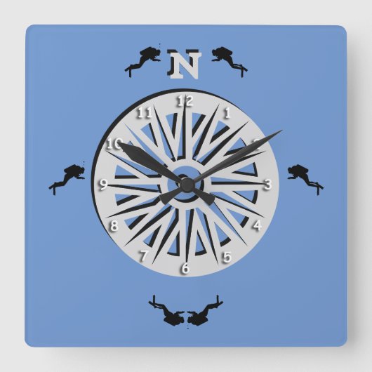 Horloge - Plongeurs et Compass (Recto)