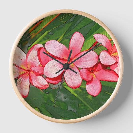 Horloge Plumerias (Recto)