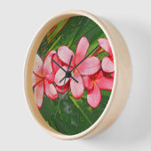 Horloge Plumerias (Angle)