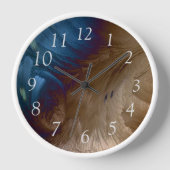 Horloge Plumes d'or (Recto)