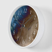 Horloge Plumes d'or (Angle)