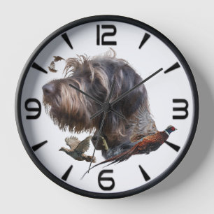 Horloge Pointer à poil dur allemand