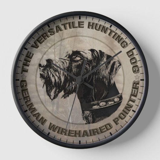 Horloge Pointer à poil dur allemand (Recto)