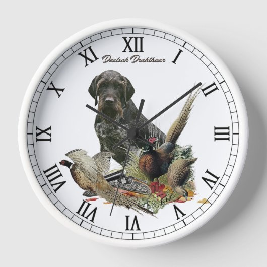 Horloge Pointer allemand à poil dur (Recto)