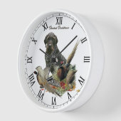 Horloge Pointer allemand à poil dur (Angle)