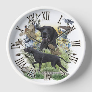 Horloge Pointeur à poils courts allemand, ZACHAR