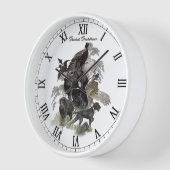 Horloge Pointeur À poils durs allemand (Angle)