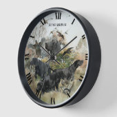 Horloge Pointeur court allemand (Angle)