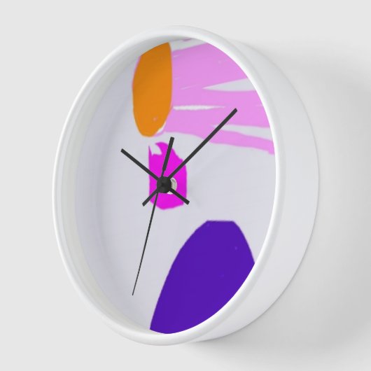 Horloge Points de couleurs en gras (Angle)