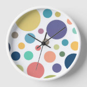 Horloge Pois colorés (Recto)